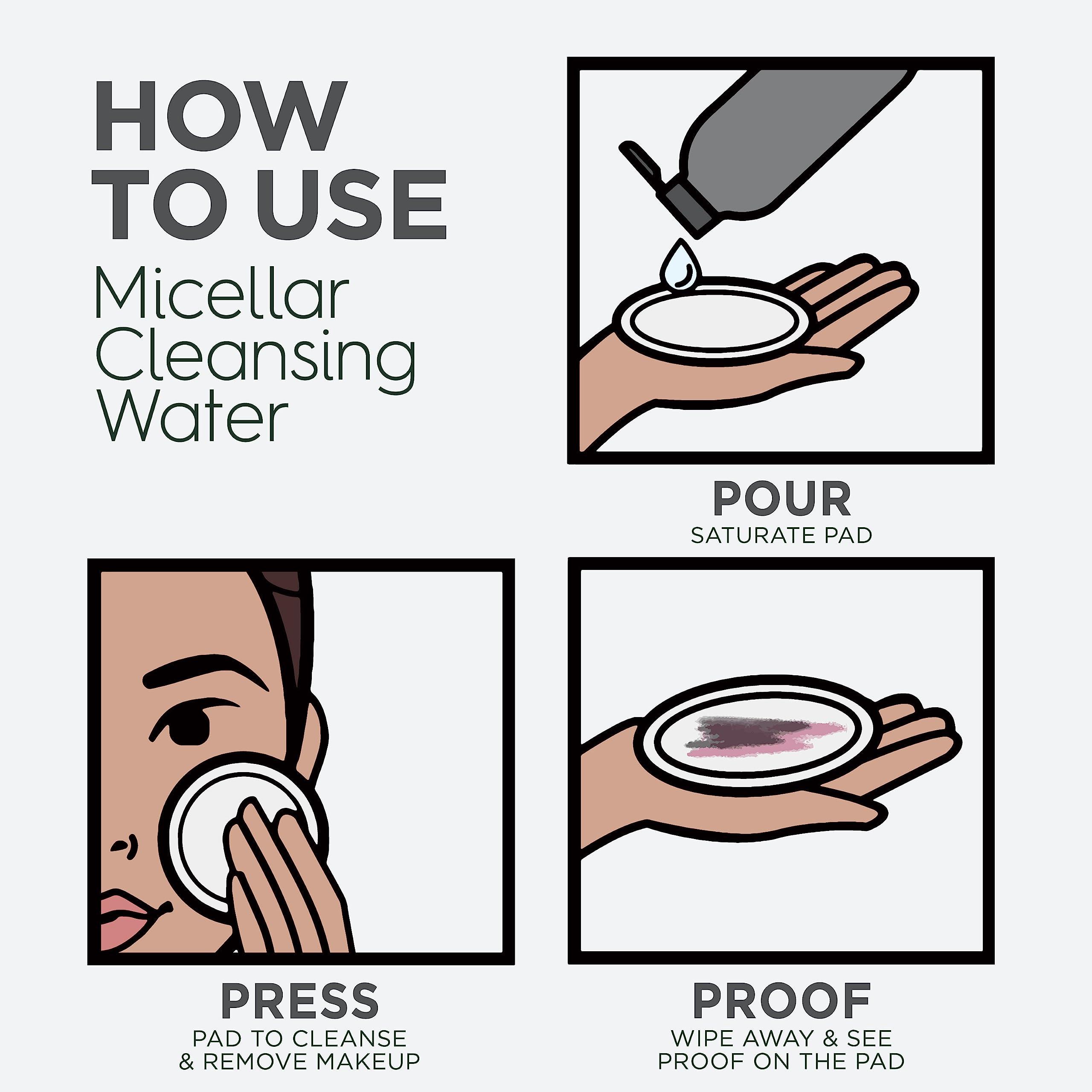 Garnier Garnier Skinactive Micellar Cleansing Jelly Water with Charcoal Purifying All in One Water, 2 Pack