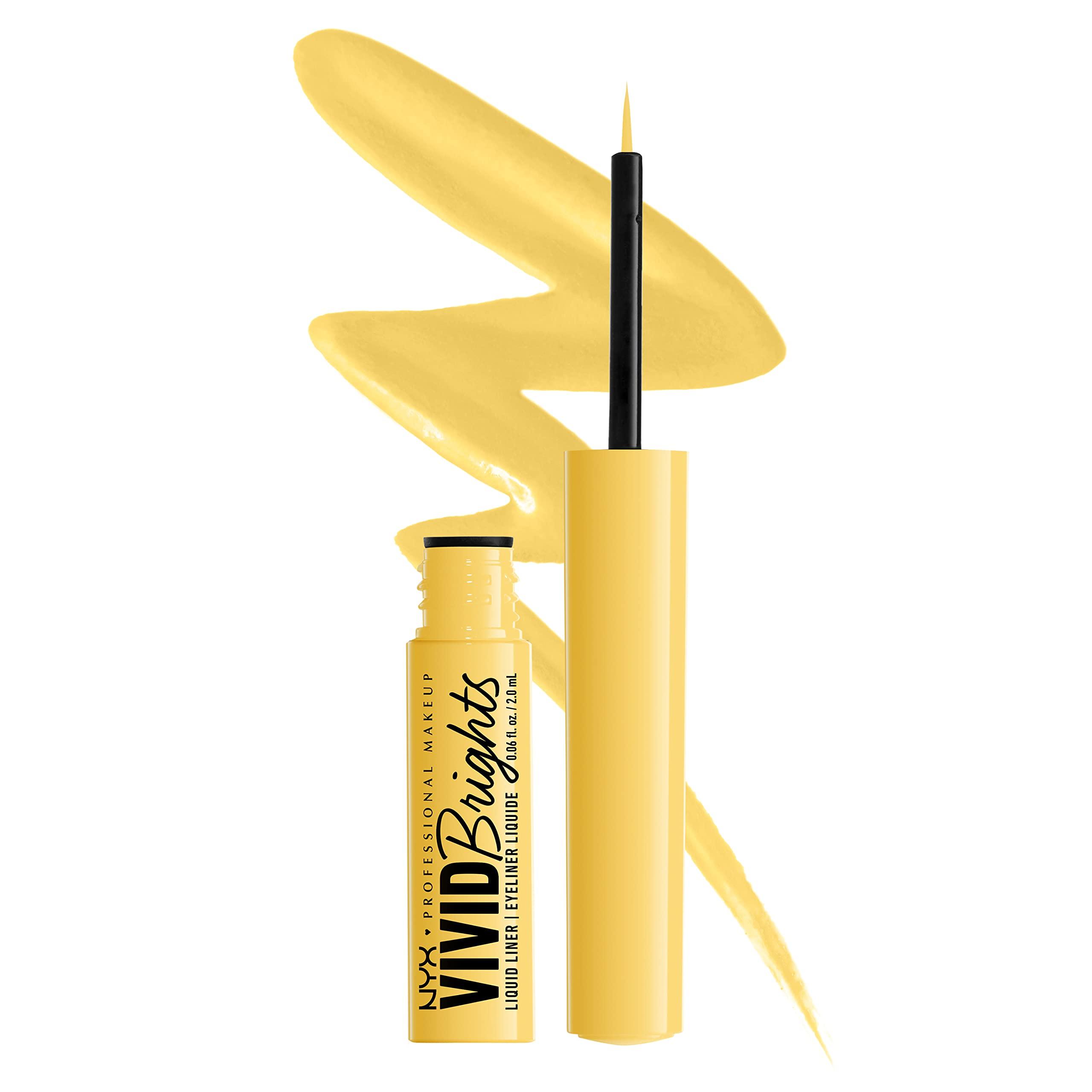NYX PROFESSIONAL MAKEUP NYX PROFESSIONAL MAKEUP Vivid Brights Liquid Liner, Smear-Resistant Eyeliner with Precise Tip - Had Me At Yellow