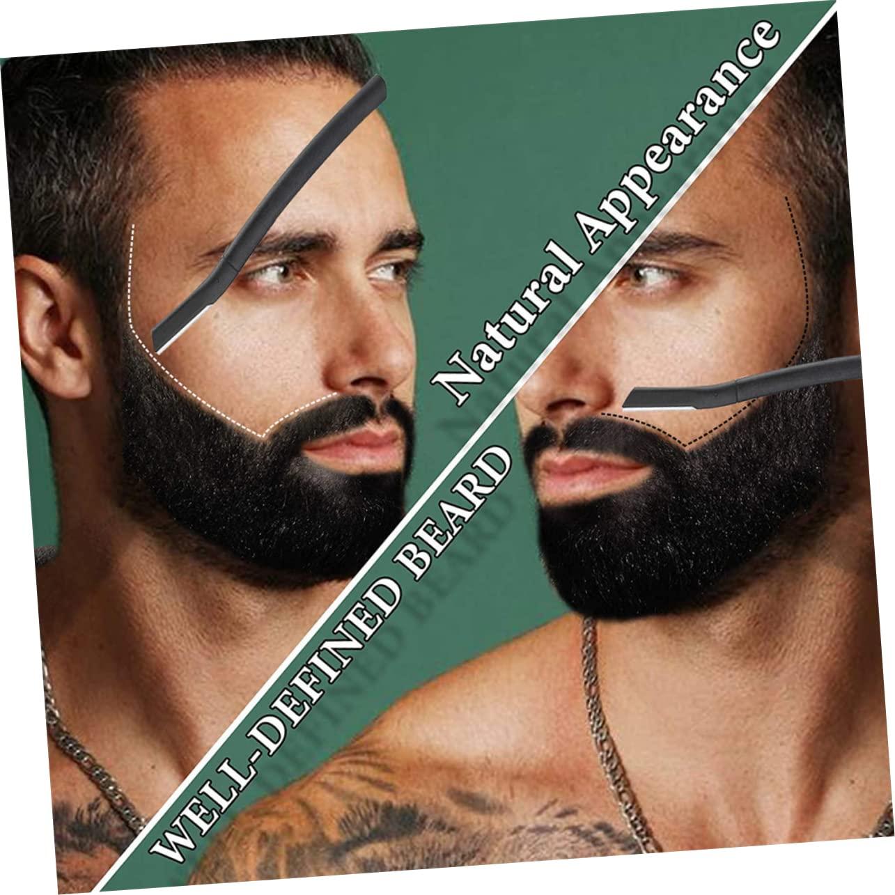 MUSISALY MUSISALY Men's Eyebrow Trimmer Lightweight with 6 Replacement Blades Black for Travel Home Use