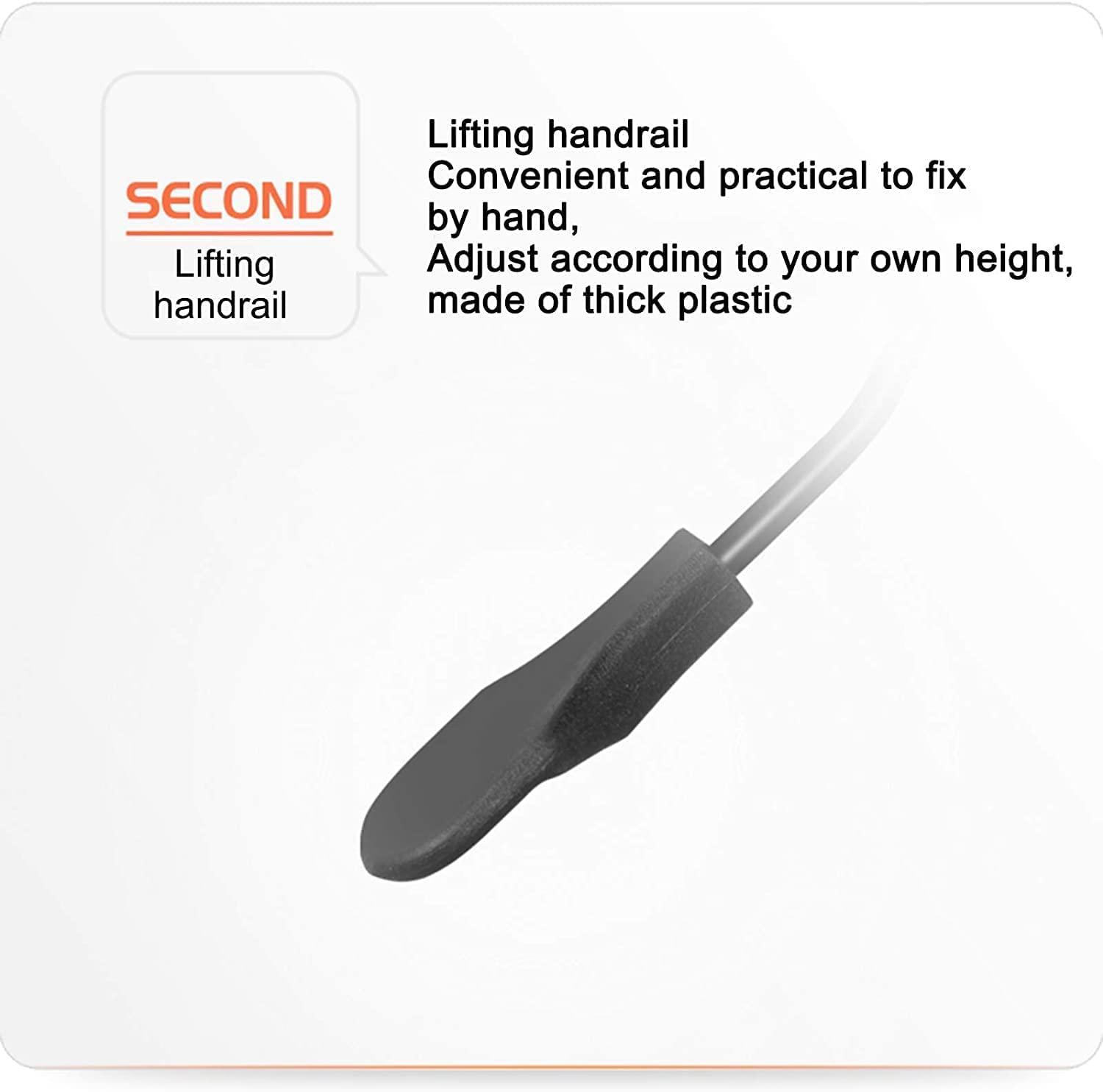 SOVORM Rolling Stools Stool on Wheels Chair Height of Adjustable Rolling Stools Pu Leather Beauty Salon Round Stool, Height Adjustable Hydraulic Rolling Rolling Stool (Blue) The New