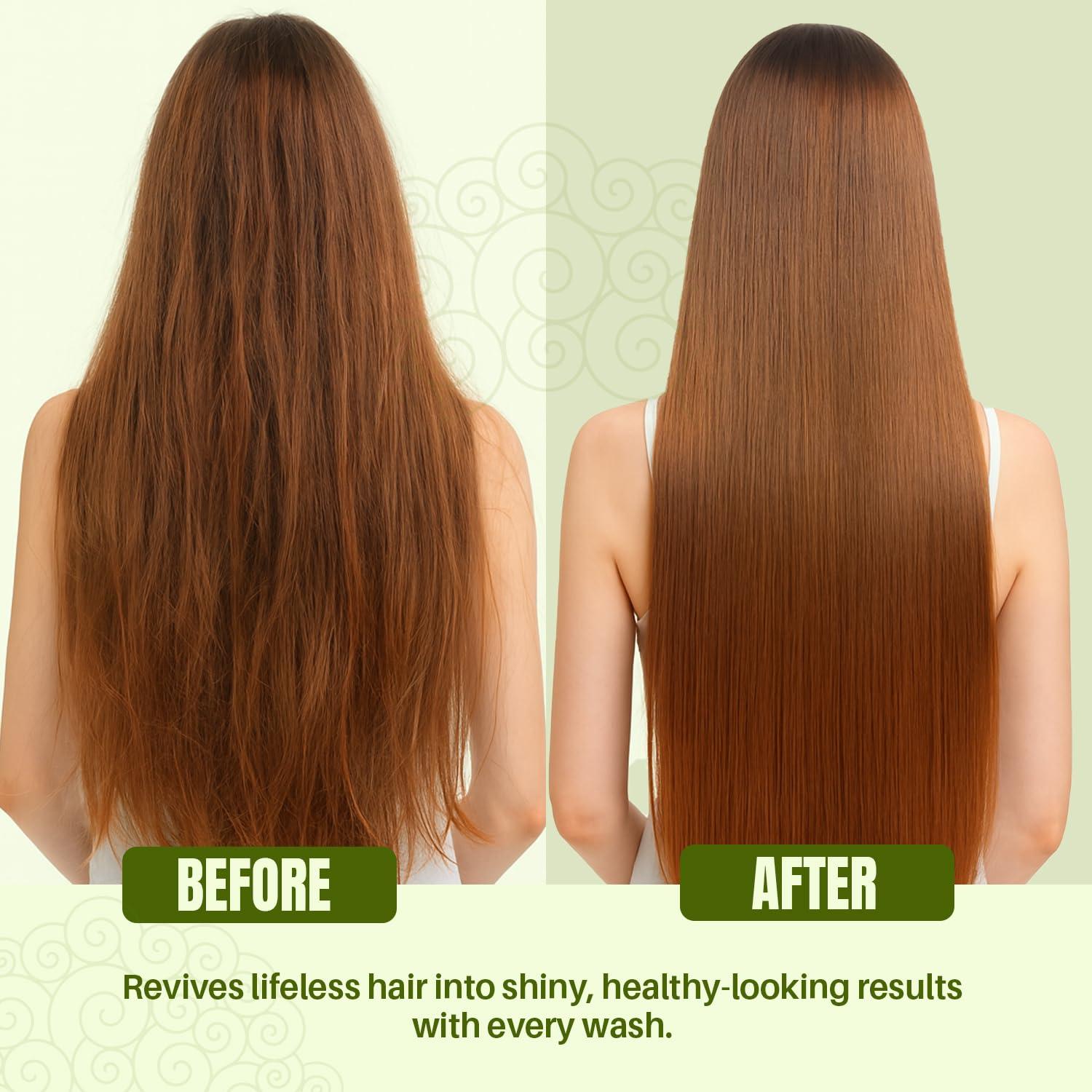 MYSTÉRE BEAUTÉ Rosemary Shampoo and Conditioner, Rosemary Oil Shampoo Promotes Hair Growth & Scalp Health, Rosemary Shampoo for Hair Growth Organic - Sulfate & Paraben Free, for Men Women - 16 fl oz each