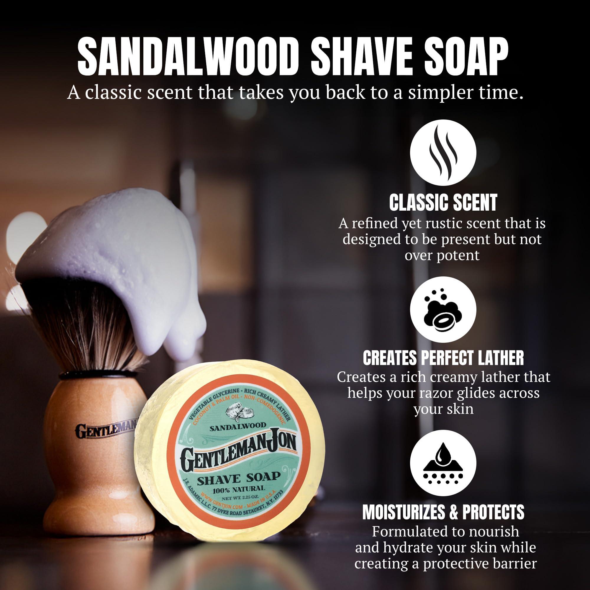 Gentleman Jon Gentleman Jon Straight Razor Shaving Kit | Vintage Wet Shave Grooming Set for Men - Includes: Straight Edge Razor, Hair Shaving Brush, Alum Block, Shave Soap, Bowl & Double Edge Razor Blades