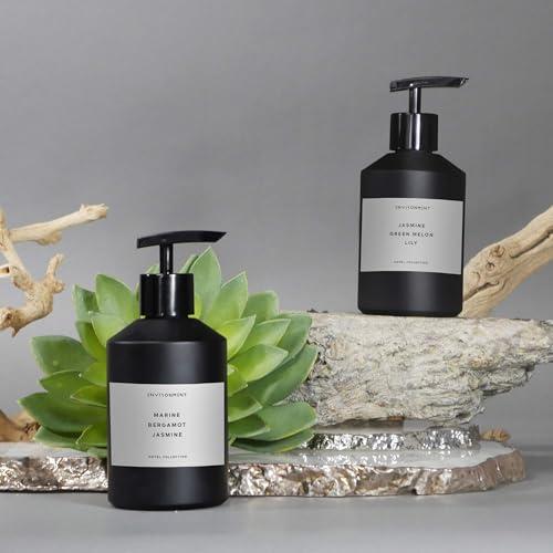 Stone Candles ENVIRONMENT Inspired by LL Santal Lotion (Santal | Tonka | Musk) Black