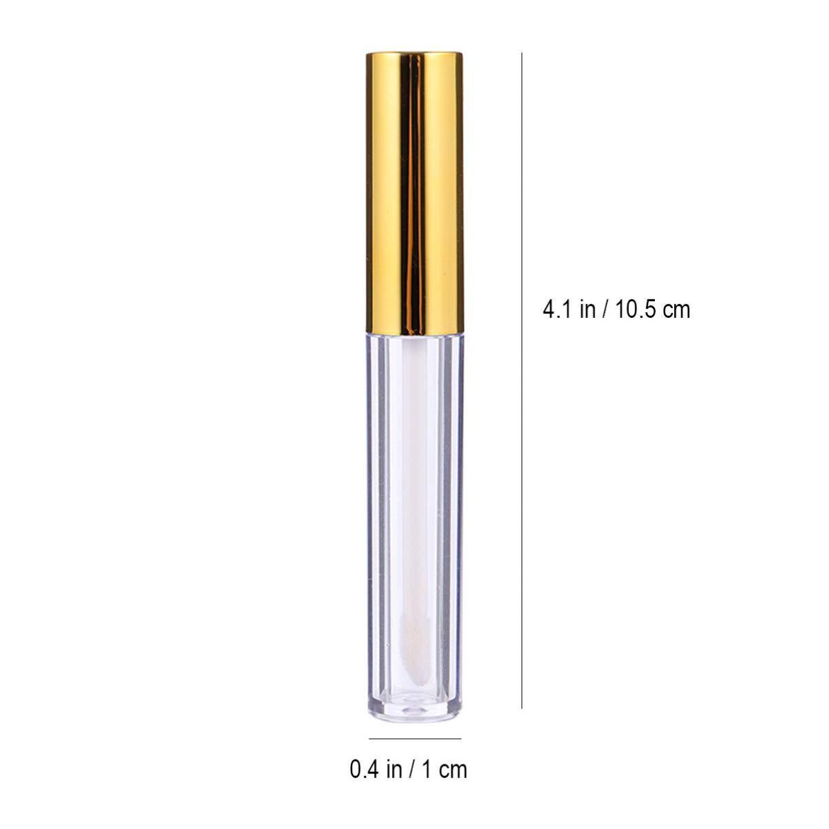 HEALLILY 20pcs Lip Gloss Empty Tube Lipgloss Tubes Bulk Lip Gloss Refillable Bottles Travel Containers for Liquids Travel Containers for Toiletries Lip Tint Filling Plating Cover