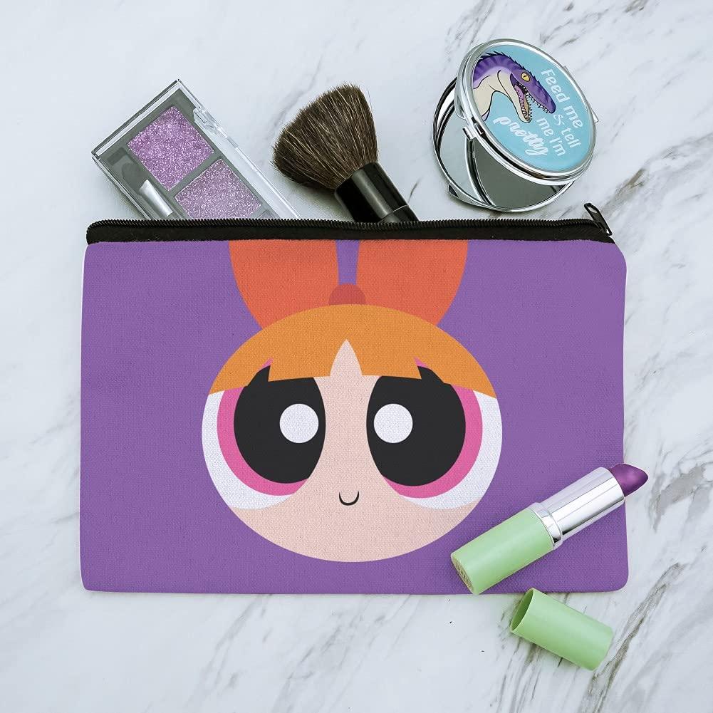 GRAPHICS & MORE Powerpuff Girls Blossom Head Makeup Cosmetic Bag Organizer Pouch