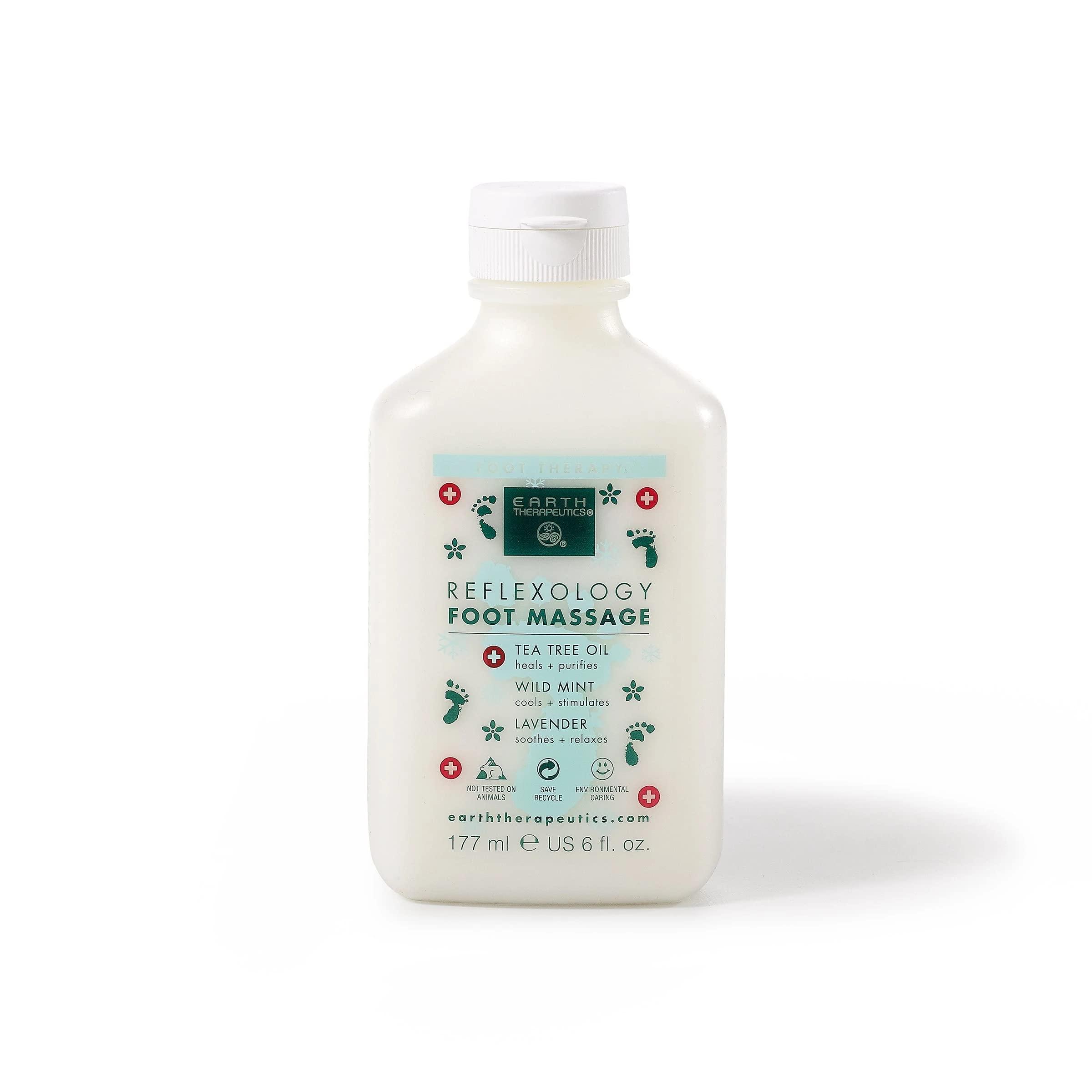 Earth Therapeutics Earth Therapeutics Reflexology Foot Massage Lotion Remove Calluses and Treat Your Dry Feet- Intense Moisturizing Great for Therapeutic Foot Reflexology Massages