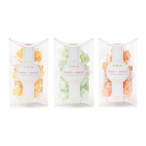 Bonblissity Bonblissity Mini Me Travel Trio Candy Scrub Relax and Energize Bundle, Combo Pack, Hand & Body Scrub Cubes