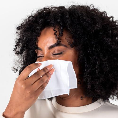 LastTissue LastTissue® Reusable Cotton Tissue Pack – Sustainable, Durable, Eco-Conscious, Portable & Washable Facial Tissues for Men and Women with Travel Handkerchief Storage Case