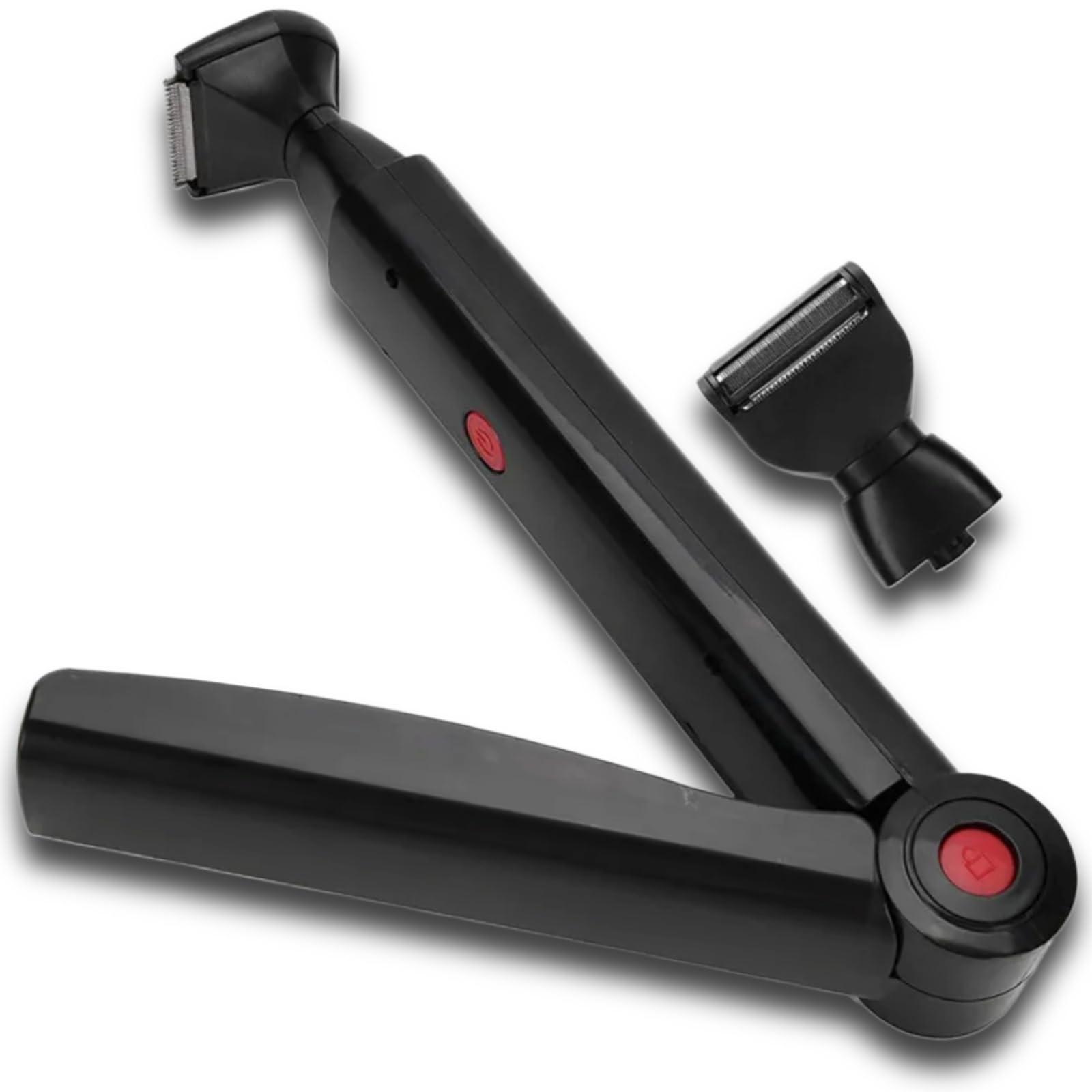 Splendor Luxury Ultimate Electric Back Shaver for Men - Rechargeable Long Handle Body Groomer - Premium Back & Body Groomer with Electric Precision