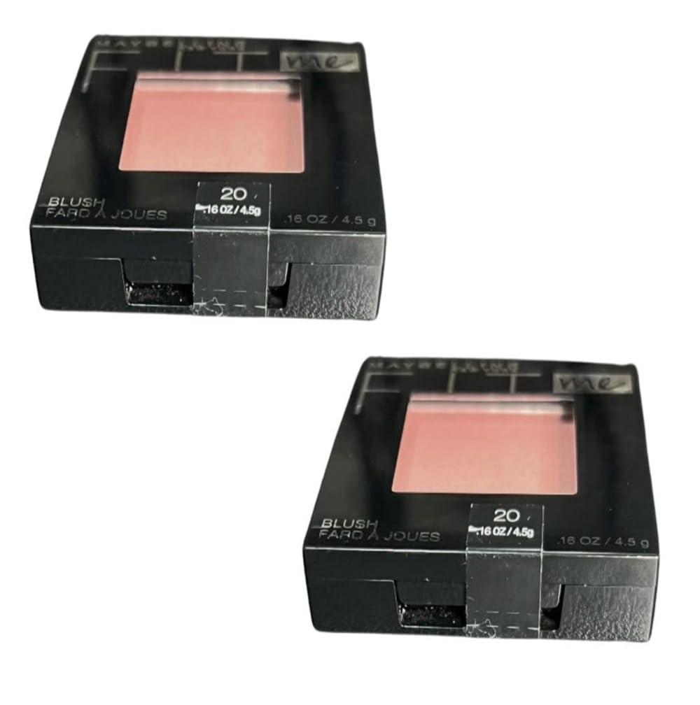 MAYBELLINE Pack of 2 Maybelline Fit Me Blush, Mauve 20, 0.16 oz