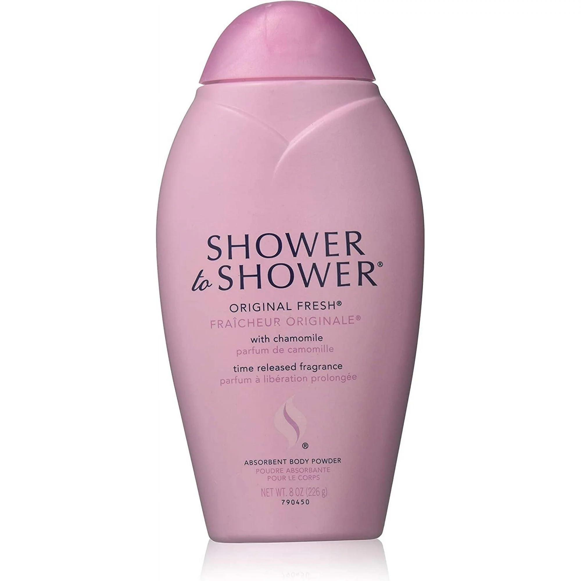 Shower To Shower SHOWER TO SHOWER Body Powder Original Fresh 8 oz (Pack of 2)