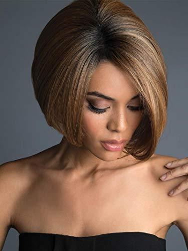 FeiFei66 FeiFei66 Brazilian Virgin Charming Nature High Temperature Wire Wig Hair Full Short Bob Wigs for Fashion Black Women,11 inches