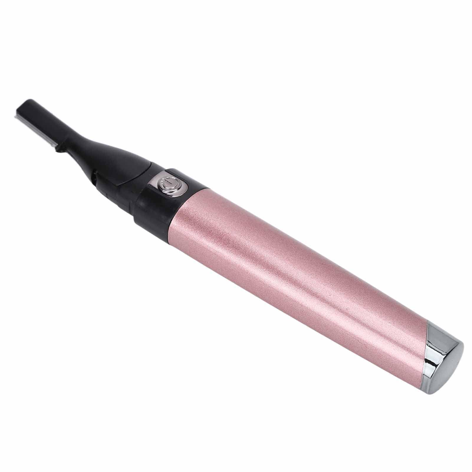 Dioche Electric Eyebrow Trimmer Pen Shape Eyebrow Shaver Flexible Shaving Facial Hair Remover Women Face Shaver for Home Travel Use(02)