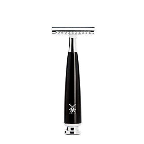 M MÜHLE MÜHLE RYTMO 4-piece Pure Badger Double Edge Safety Razor (Closed Comb) Shaving Set For Men - Perfect for Every Day Use, Barbershop Quality Close Smooth Shave