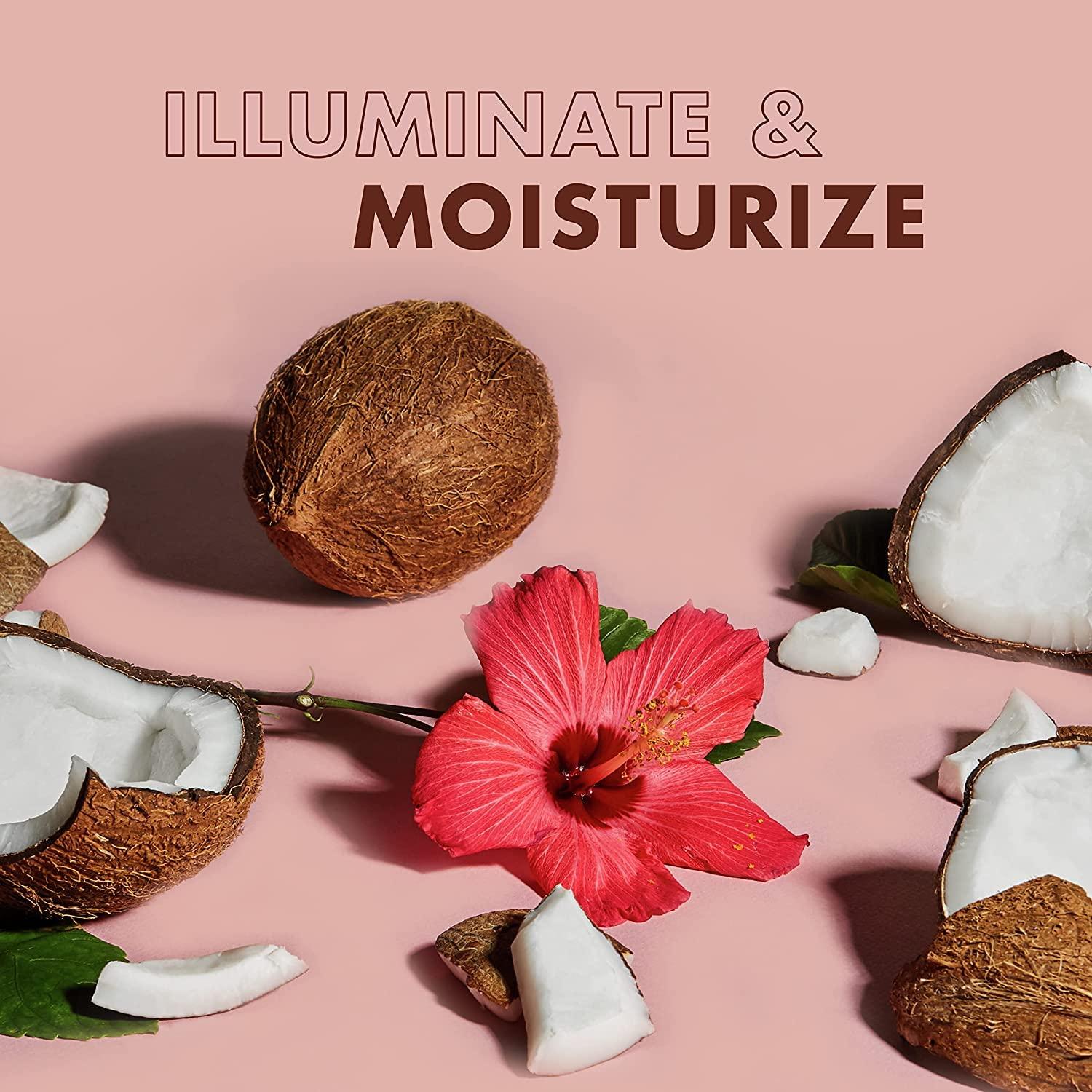 SheaMoisture Shea Moisture Body Oil with Coconut & Hibiscus for Bath and Shower, Coconut Massage Oil & Coconut Body Oil, Shea Moisture Body Oil with Hibiscus Flower Extracts (2 Pack, 8 Oz Ea)