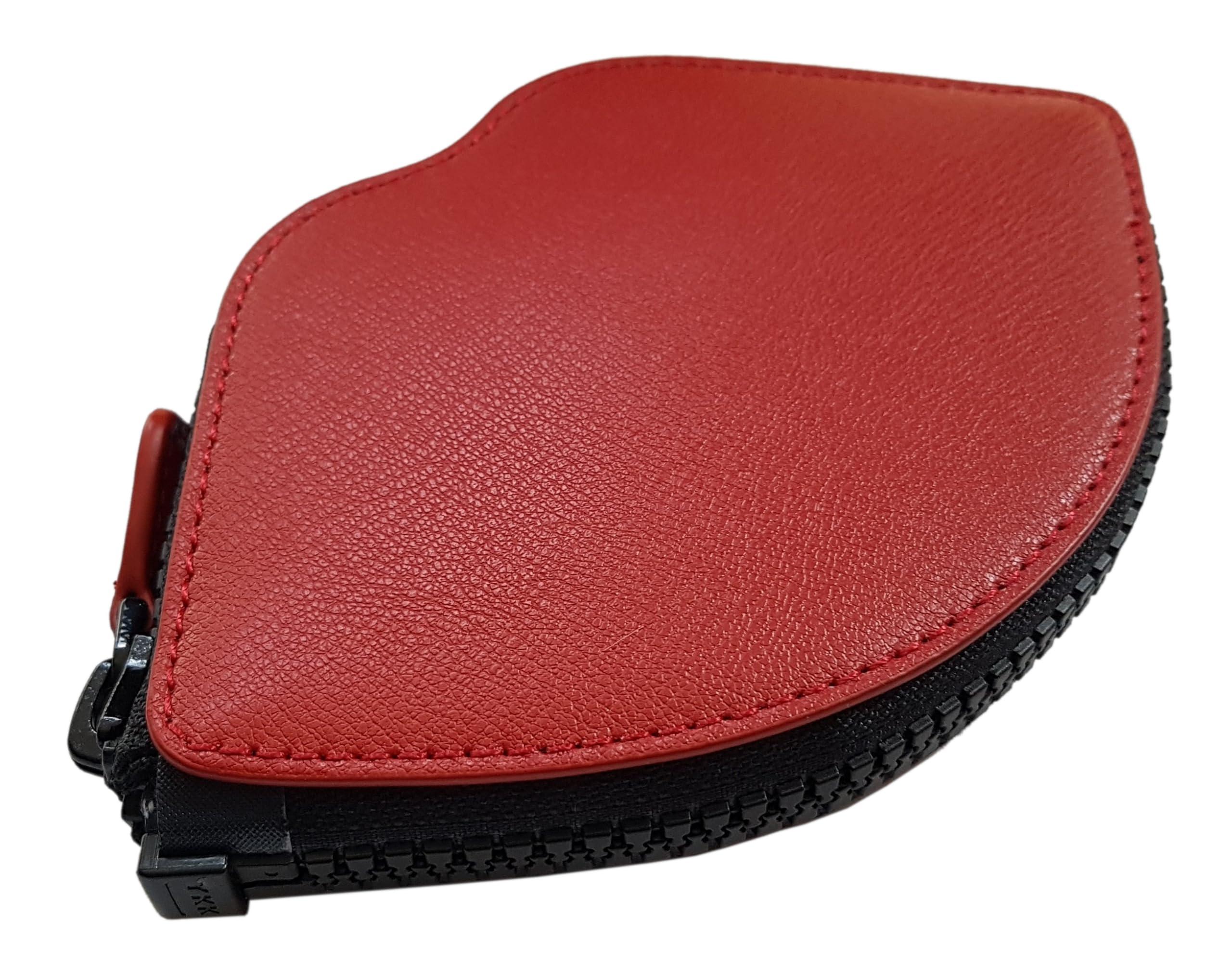 Lulu Guinness Lulu Guinness Pearly Lip Print Foldaway Shopper Tote Bag, Black and Red, Black, One Size