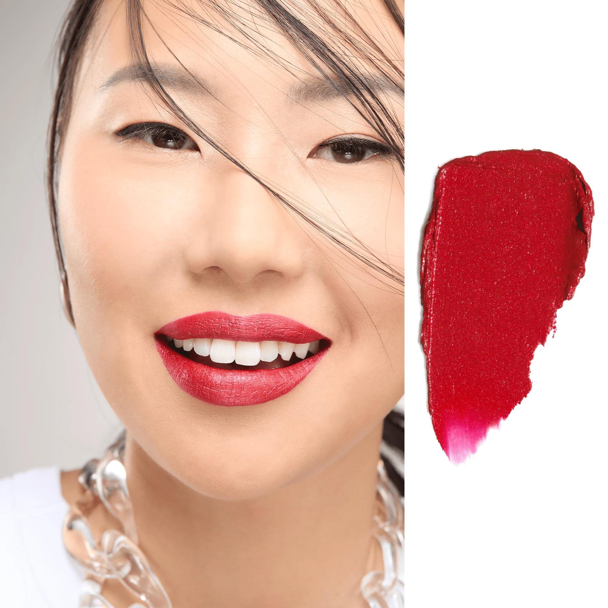 Gerard Cosmetics Gerard Cosmetics Metal Matte Liquid Lipstick Cherry Bomb, Matte Red Lipstick with Metallic Finish, Long Lasting, Hydrating Ingredients, Cruelty Free & Made in the USA