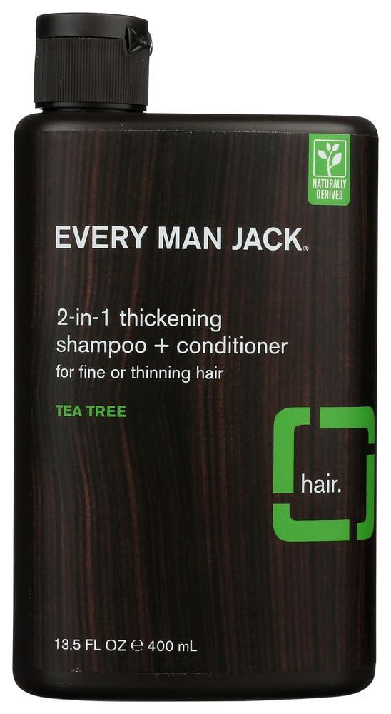 Every Man Jack Every Man Jack SHAMPOO 2IN1 THCKNG TTREE, 13.53 Fl Oz (Pack of 1), SG_B00568AL7S_US