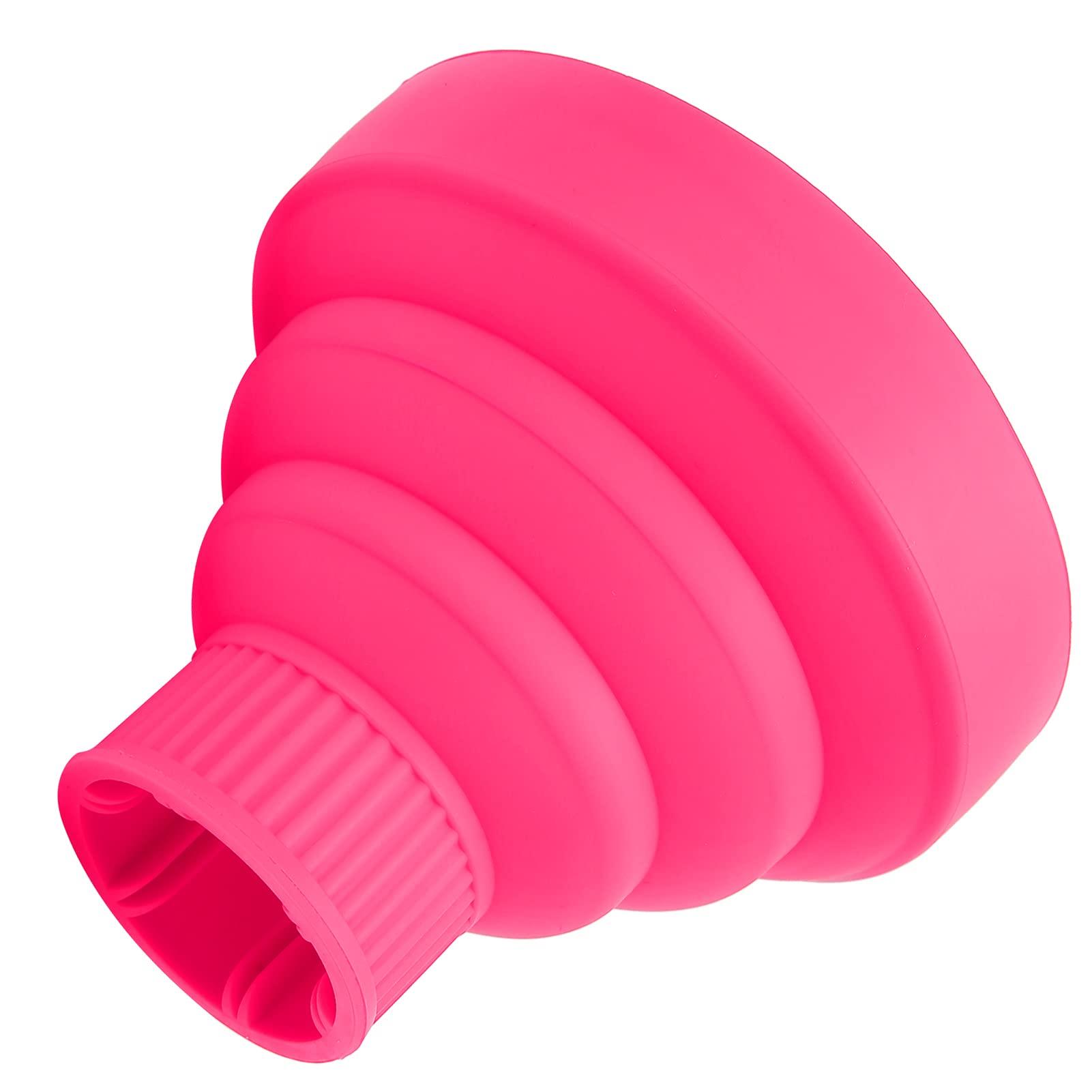 ANGGREK Diffuser Hair Dryer Curly Hair, Silicone Diffuser Attachment Universal Hair Dryer Diffuser Portable Travel Folding Hair Blow Dryer Diffuser Defuser Hairdryer()