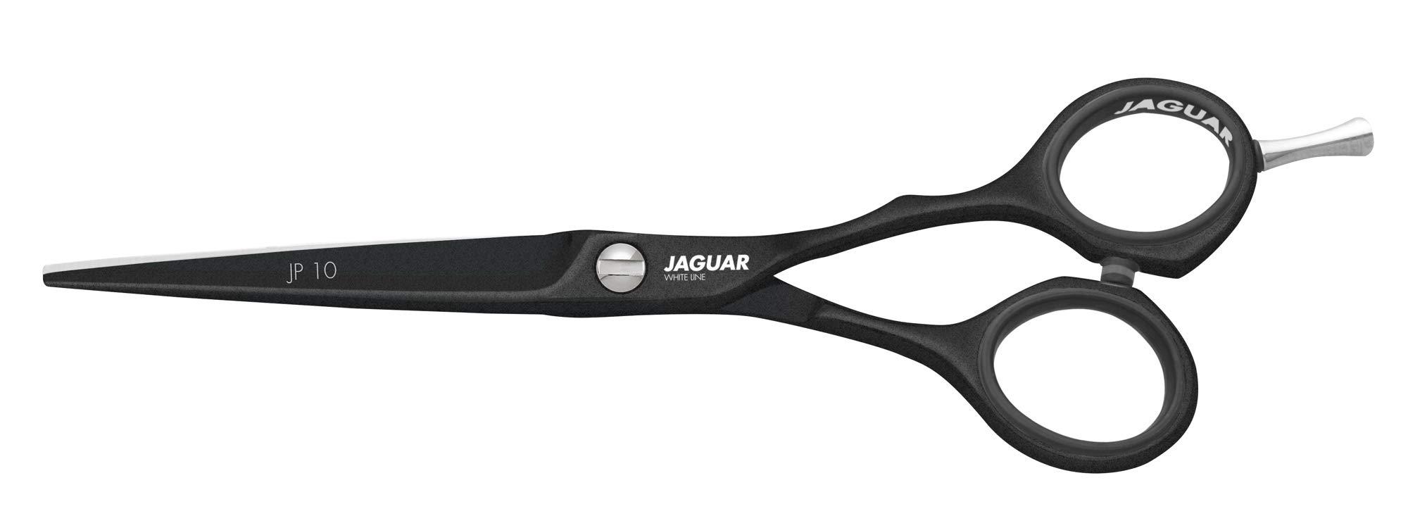 JAGUAR Jaguar Offset Hair Cutting Scissors White Line JP 10 BLACK 46575-1 - 5.75 Inches
