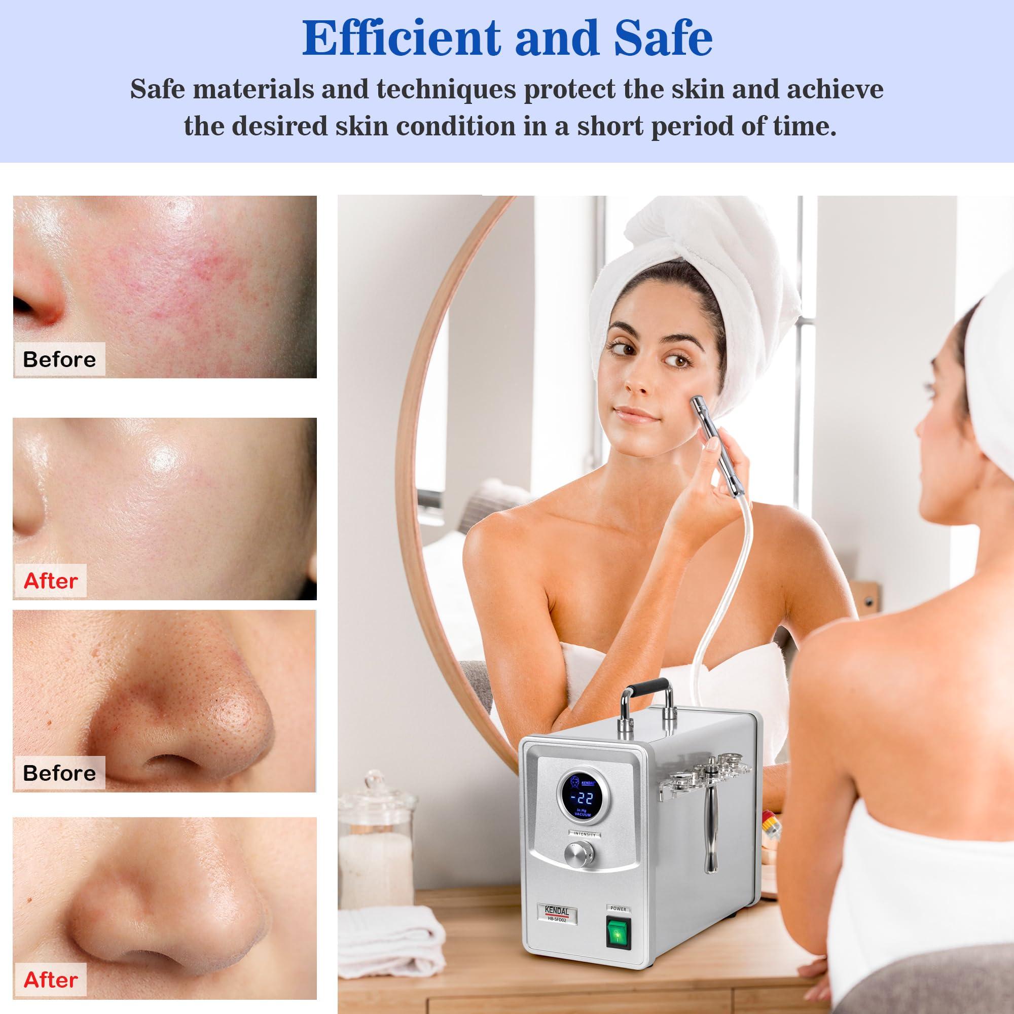 Kendal Kendal Professional Diamond Microdermabrasion Machine, Dermabrasion Facial Skin Care Equipment with Digital Display also good for home use 110V-220V HB-SFD02
