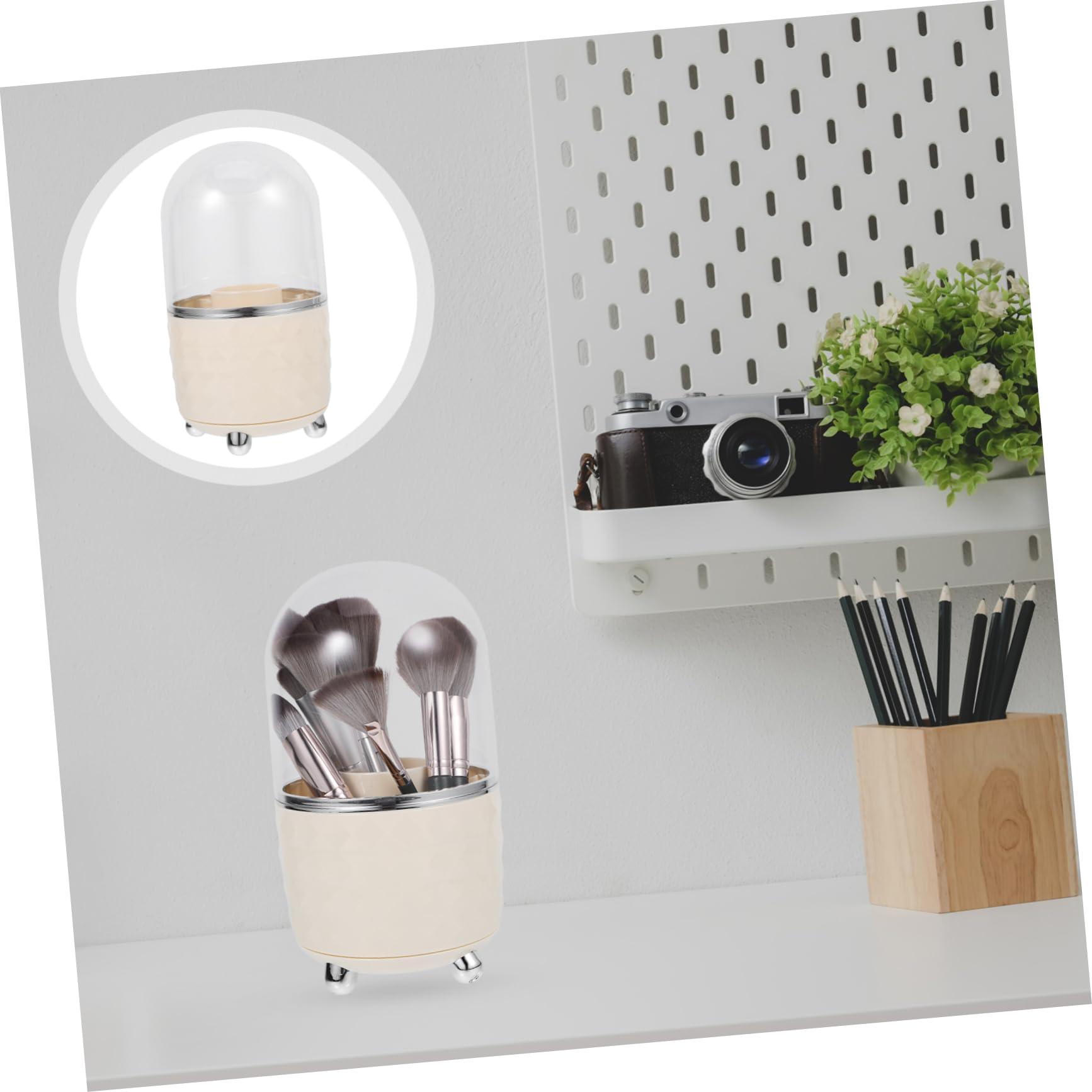 CAXUSD CAXUSD 360 Covered Makeup Brush Cup with Lid Makeup Organizer with Lid The Pet Makeup Organizer Brush Makeup Organizer