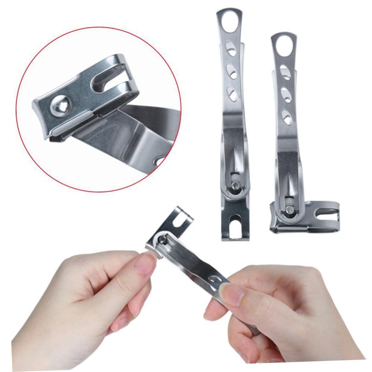 FOMIYES 4 Pcs Thick Nails Cutters Large Nail Cutters Nail Clippers 360-degree Nail Cutter