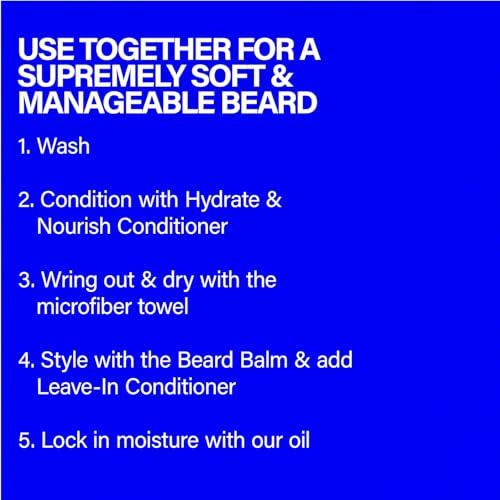 Scotch Porter Scotch Porter Get Bearded Collection  Cleanse, Moisturize, Soothe & Style while Encouraging Growth for a Fuller/Healthier-Looking Beard  Includes Wash, 2 Conditioners, Oil, Balm & Towel