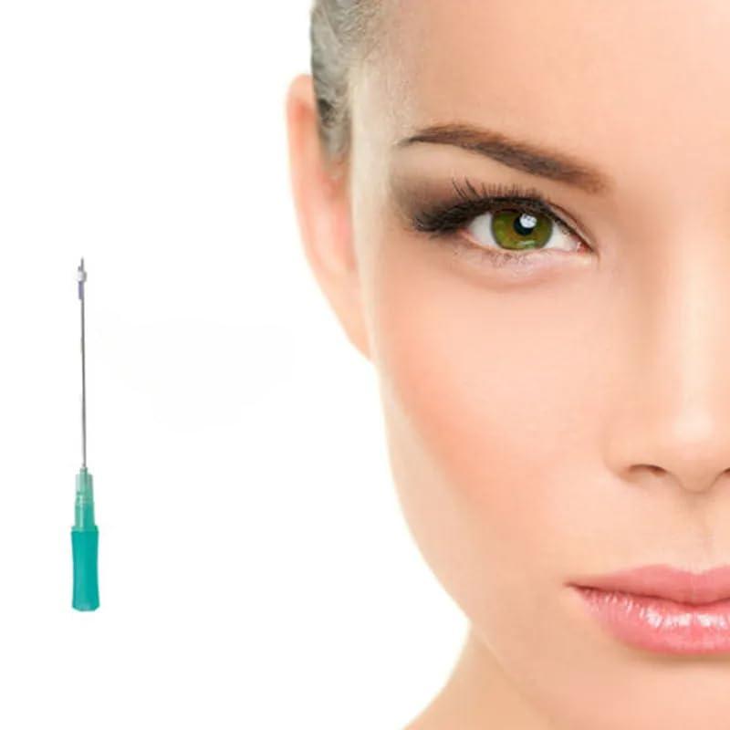 MatYas 20Pcs Pdo Cog Threads 4D 21G60mm for Fox Eye Lifting, W-Type, Barb Cog Threads