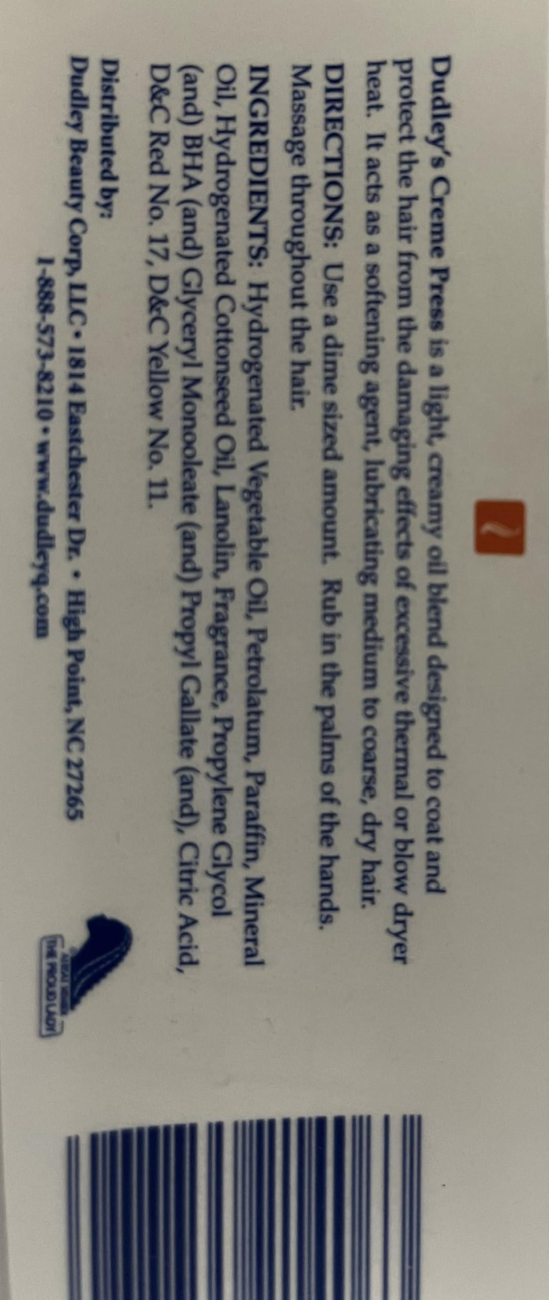 Dudley's Dudley\'s Creme Press 4 oz