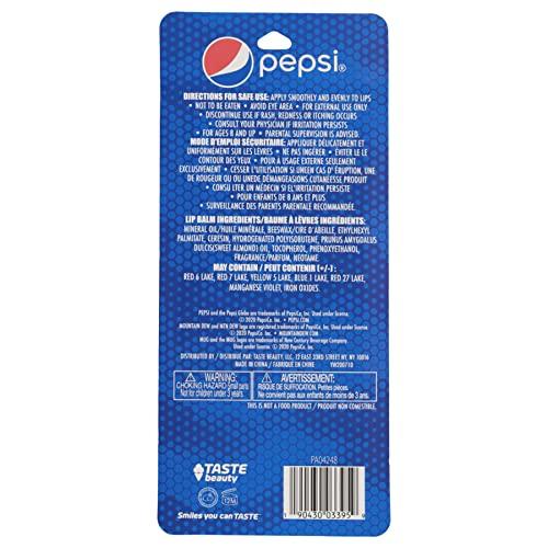 Taste Beauty Taste Beauty Pepsi 8 Pack Lip Balm (Pepsi Cherry Vanilla, Mountain Dew, Mug, Pepsi Wild Cherry, Classic Pepsi, Mountain Dew White and Live Wire, Diet Pepsi)