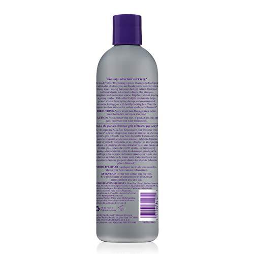 jhirmack jhirmack Silver Brightening Purple Shampoo Set of 4 for all types of silver, grey, and blonde hair