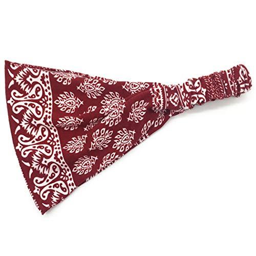 Bohend Bohend 10Pack Boho Headbands Wide Flower Hair Band Boho Bandeau Stretchy Athletic Daily Use Hair Accessories for Women and Girls (D)