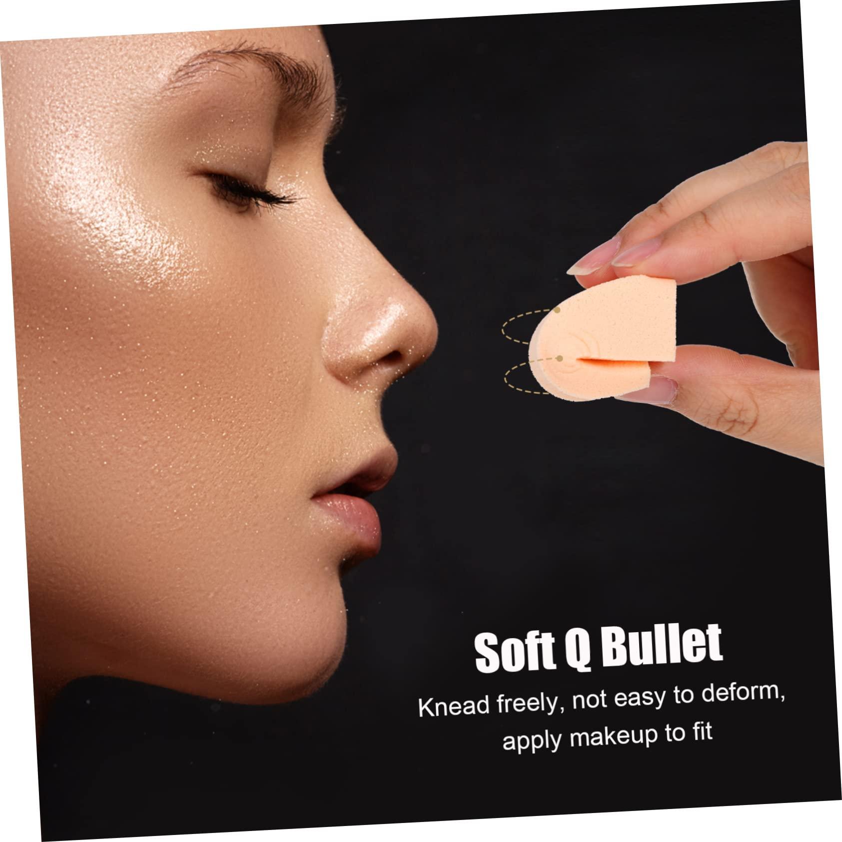 SOESFOUFU SOESFOUFU 288 Pcs Makeup Sponge Cosmetic Wedges Liquid Makeup Sponge Blender Makeup Wedge Sponges for Foundation Cosmetic Sponges Beauty Sponge Facial Sponges Beauty Puff Makeup Powder Puff