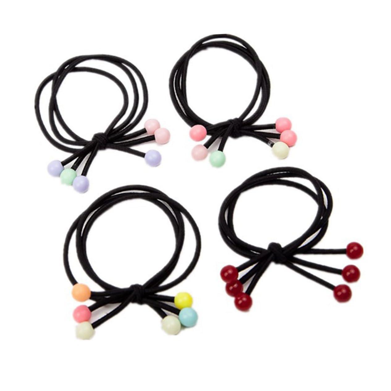 balacoo Balacoo 30 pcs hair ties for fine hair knotted elastic hair Ponytail Holder Hair Accessories Elastic Hair tie women hair accessories stretch hair ring hair rope Miss rubber band elasticity