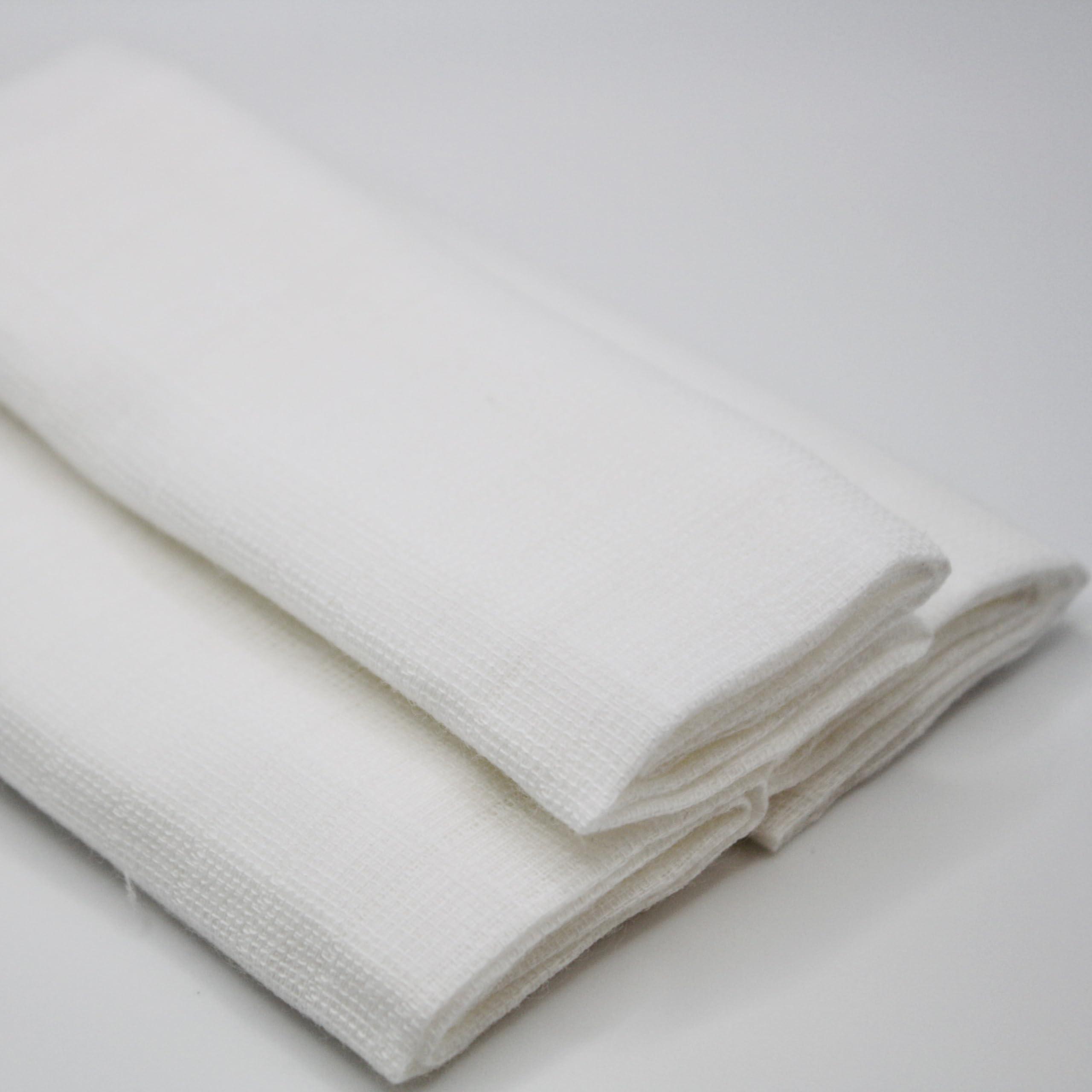 Kalos Co. KALOS CO. 3 pack organic face cloths made with 100% organic cotton, organic muslin facial cloths, cotton organic wash cloths, organic skin care, cloths for face wash cloths