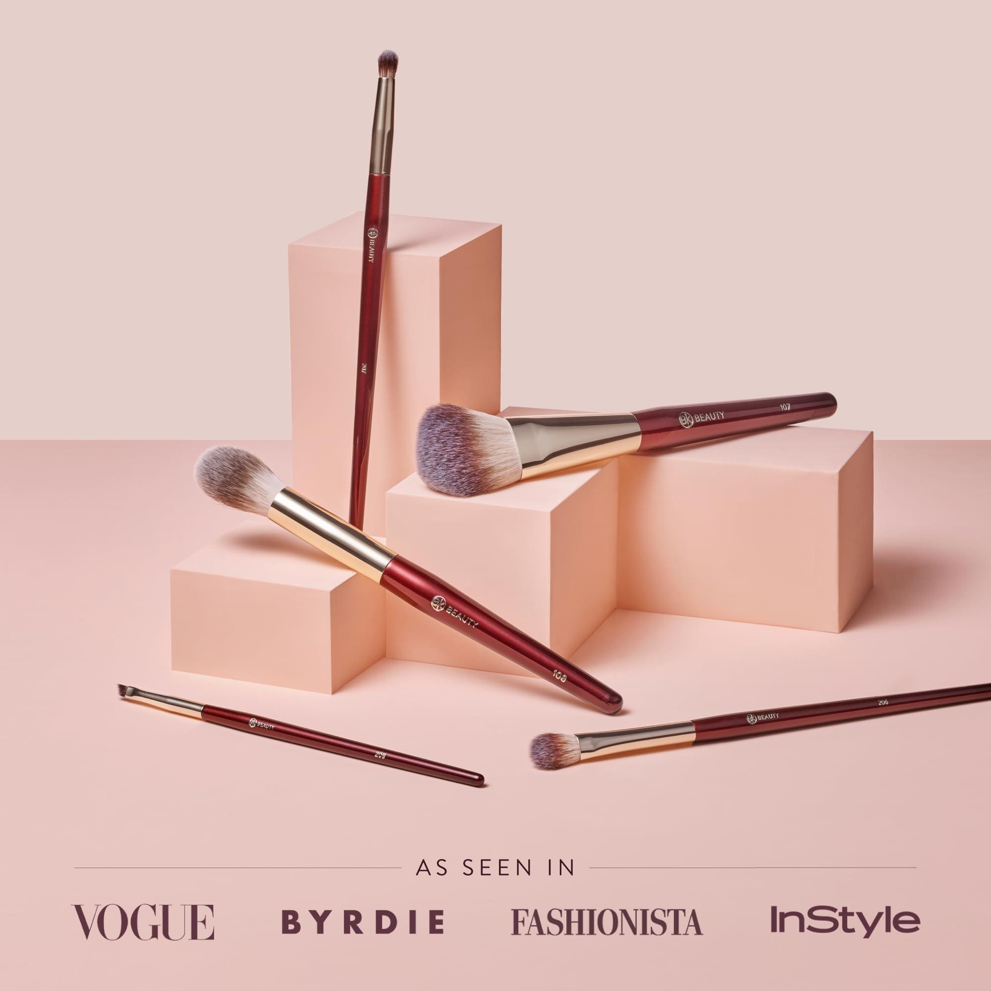 BK BEAUTY BK BEAUTY - PRECISION BRUSH COLLECTION (5PC) - Professional Makeup Brush Set for Bronzer, Blush, Contour, Powder & Eye Makeup | Premium Face Brushes for Flawless Application