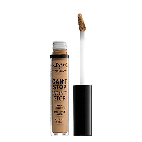 NYX PROFESSIONAL MAKEUP NYX PROFESSIONAL MAKEUP Can't Stop Won't Stop Contour Concealer, 24h Full Coverage Matte Finish - Golden