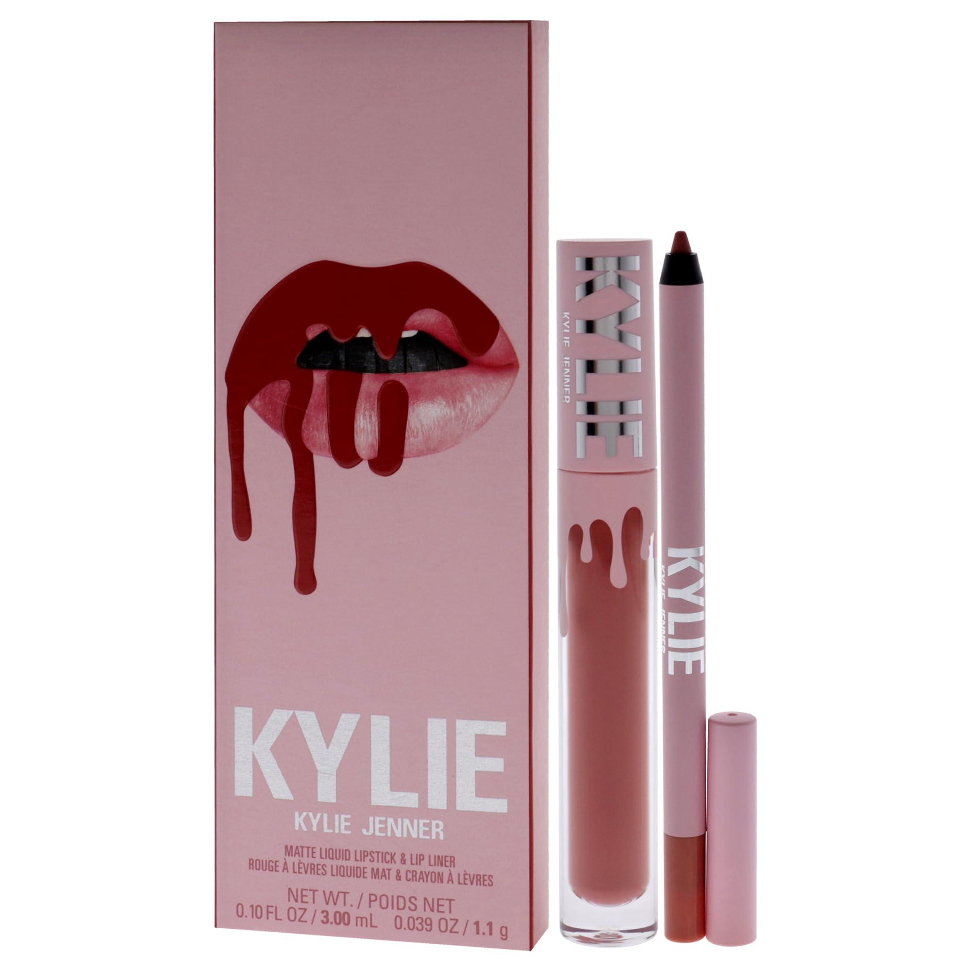 Kylie Cosmetics Kylie Cosmetics Matte Lip Kit - 801 Liquid Queen for Women - 2 Pc 0.10oz Matte Liquid Lipstick, 0.03oz Lip Liner