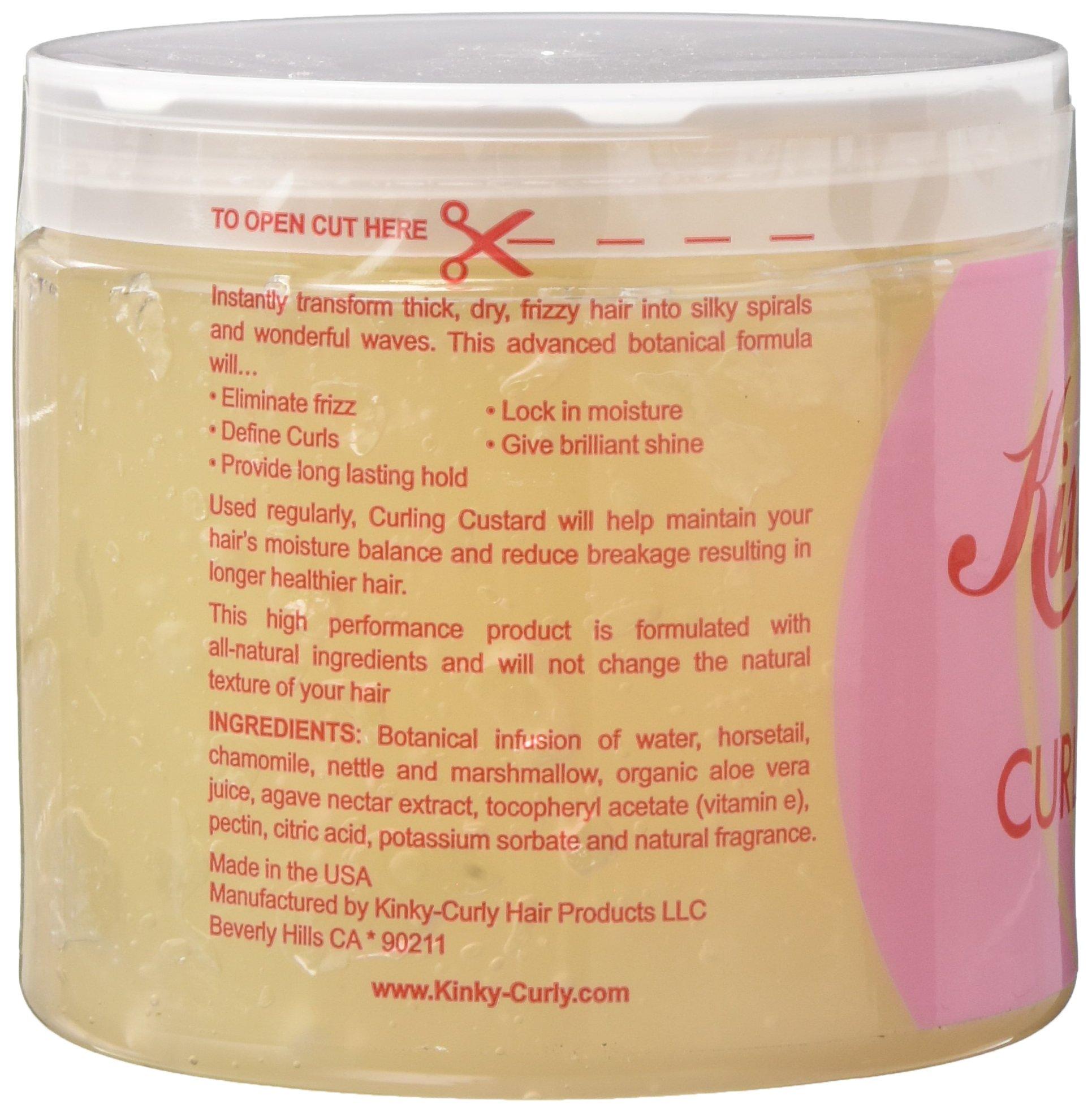 Kinky Curly Kinky Curly Original Curling Custard Natural Styling Gel 16 oz