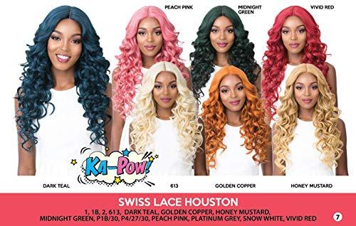 It's a Wig It's A Wig! Synthetic Swiss Lace Front Wig - Houston (1B OFF BLACK)