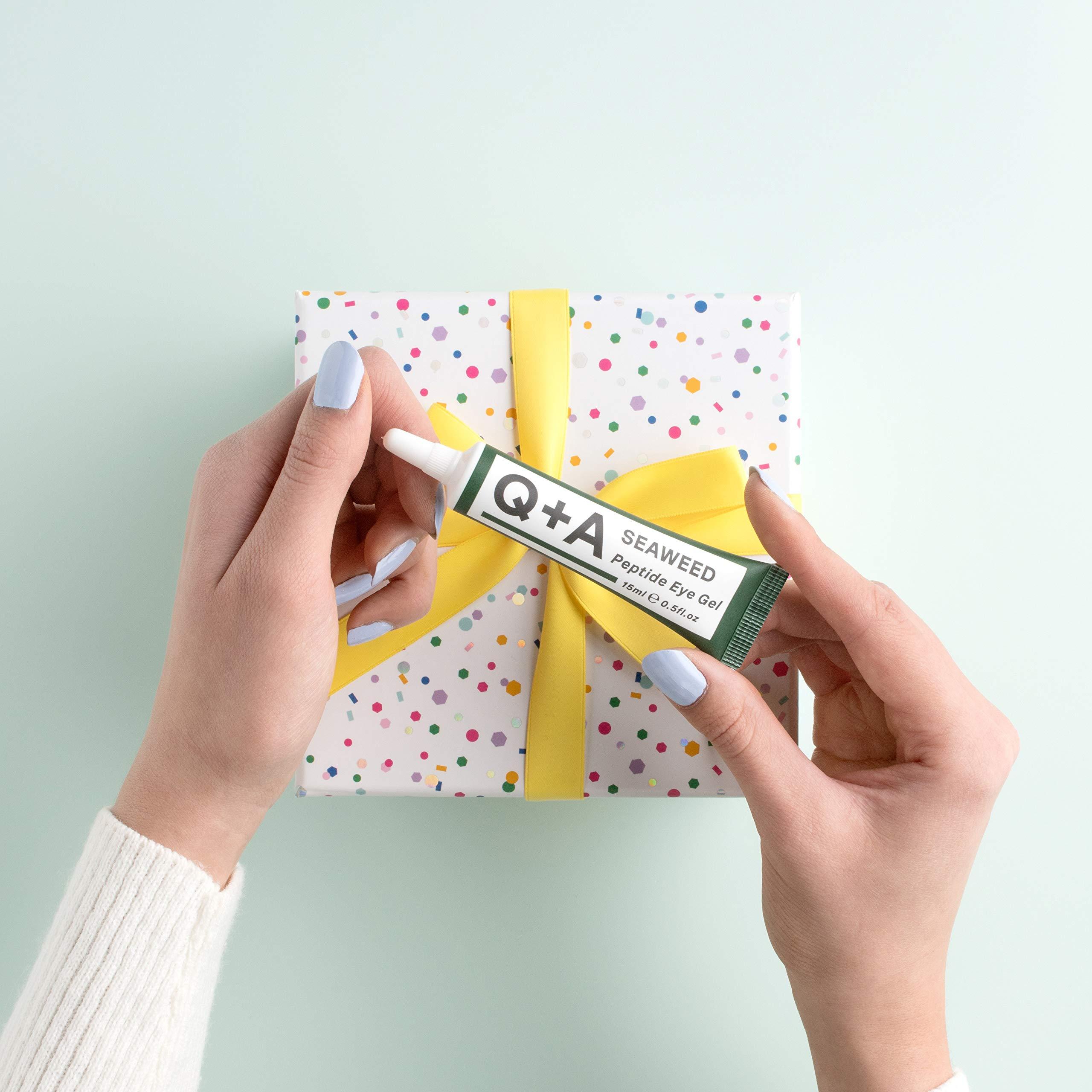 Q+A Q+A Seaweed Peptide Eye Gel, leaves your Under-eye area Firm, Bright and Healthy Looking (0.5 Fl.Oz)