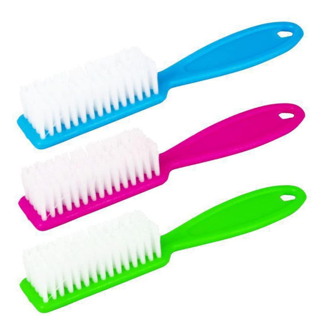 Jorzer Nail Brushes Nail Scrub Brushes Fingernail Scrubber Nails Cleaner with Long Handle Mixed Colors Nail Brushes 10 Pcs Assorted Color.