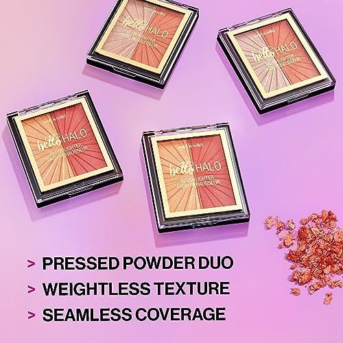 wet n wild Wet n Wild MegaGlo Blushlighter, Blendable Blush & Highlighter Set, Shimmery Metallic Finish, Highlight Bling