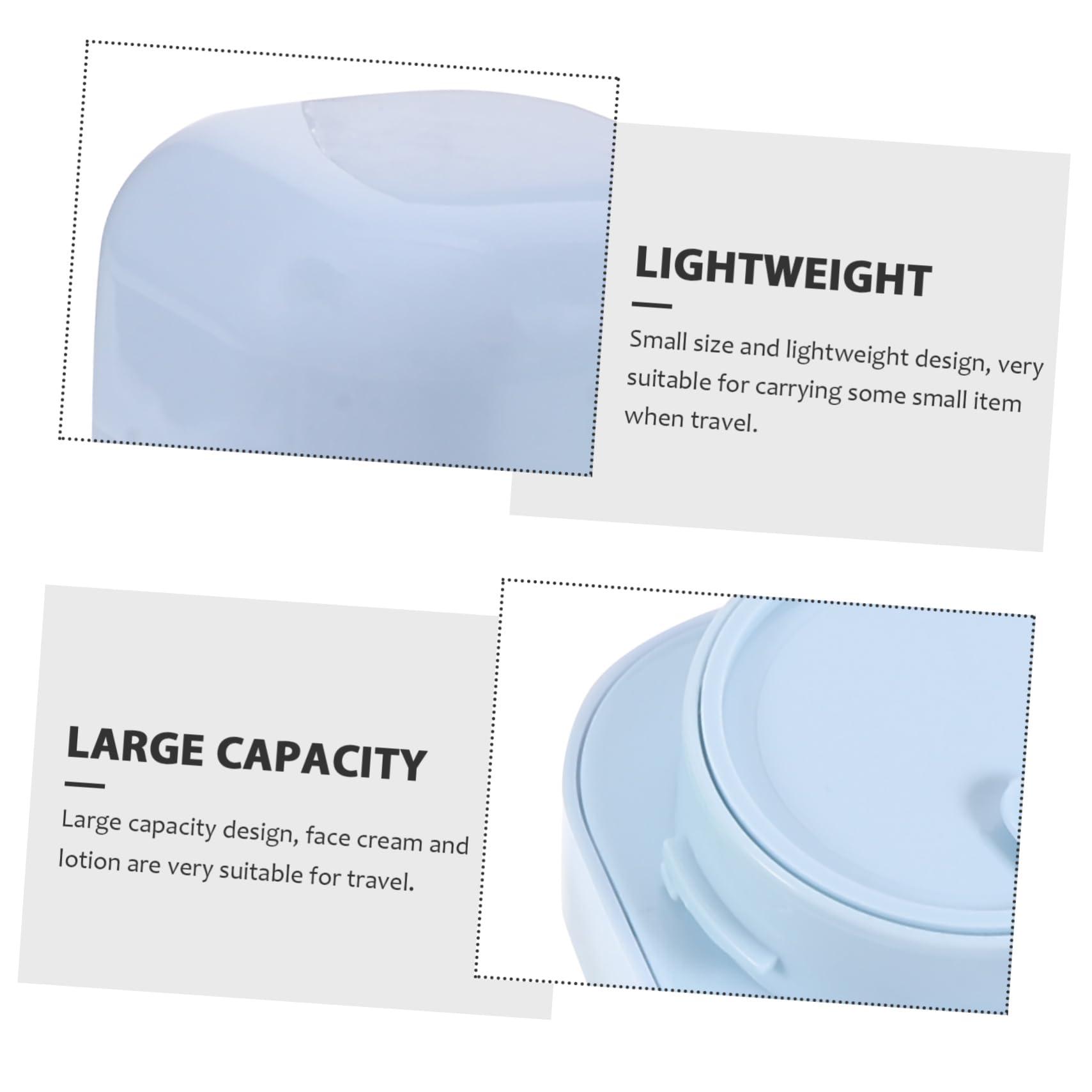 Gogogmee Gogogmee 4pcs Eye Creams Cream Bottle Travel Jars Sample Jars Empty Bottle Body Butter Jars Sub Packaging Container Cream Sub Jar Refillable Face Cream Container Lotion Container Pp