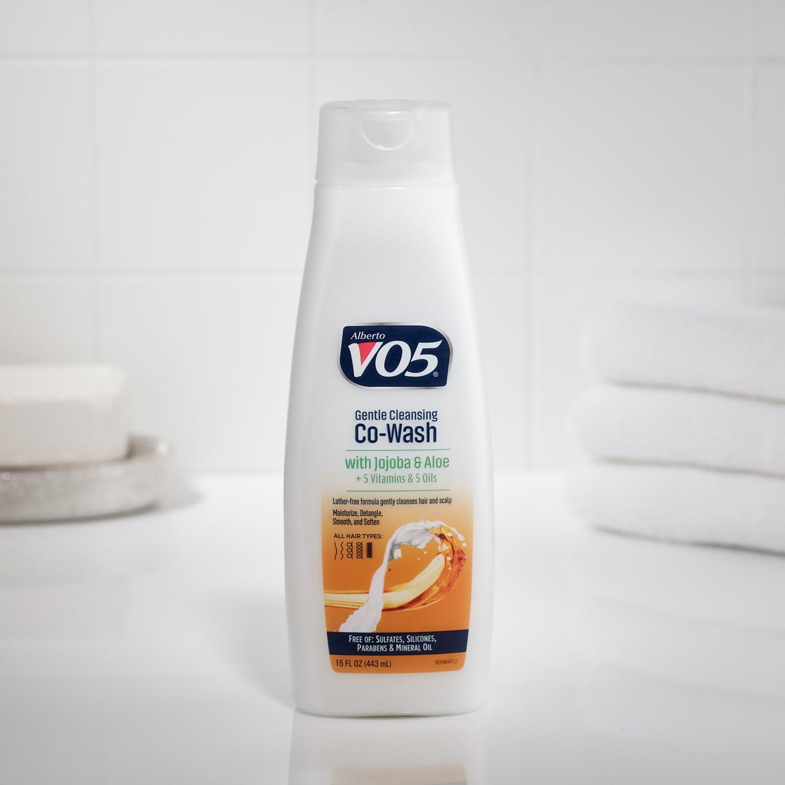 VO5 Alberto VO5 Gentle Cleansing Co-Wash with Jojoba and Aloe - Cleansing Conditioner - Cowash for Scalp and Hair - Moisturizes and Smooths Hair - 15 oz