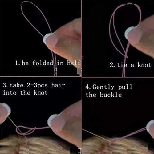 RemeeHi 28" Hair Tinsel Hair Streak Bling Hairpieces 300 Strands Sparkling Hair Tinsel Extensions-300s spiral ornage new