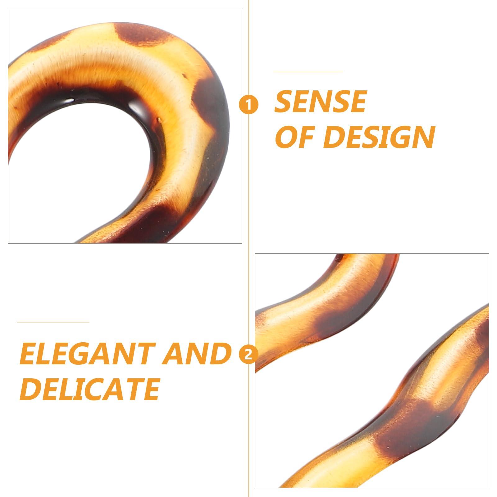 minkissy minkissy French Hair Pin for Buns U Shaped 3pcs Hair Forks French Hair Pins Vintage Hair Bun Sticks Chignon Pin Women Updo Hair Accessories