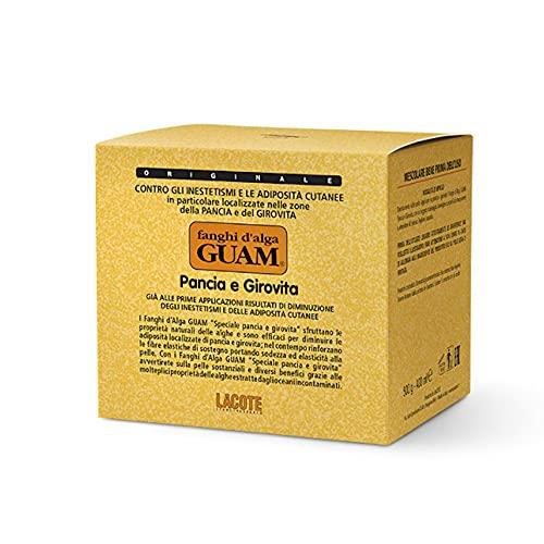 Guam Guam TUMMY & WAIST, Stomach Wrap for Cellulite Reduction, Tighten Loose Belly Skin | Anti-Cellulite Lipo Wraps for Stomach, Seaweed + Caffeine | Cellulite Remover Tummy Wrap, 1.1LB