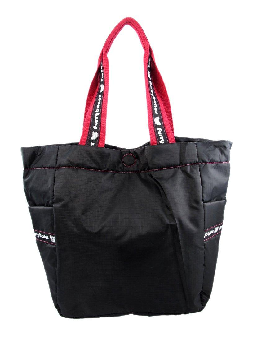 SUMMIT COLLECTION Furrybones Mao Mao Black Carrying Tote Bag
